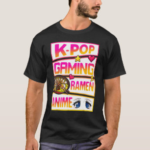 T-shirt Ventilateurs de jeux K-Pop Ramen