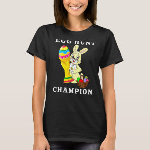 T-shirt Ventilateurs de lapin de Pâques Chasse aux Oeufs d