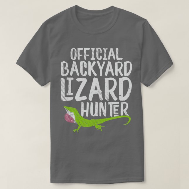 T-shirt Ventilateurs De Reptiles Lizard Hunter Ou Homme (Design devant)