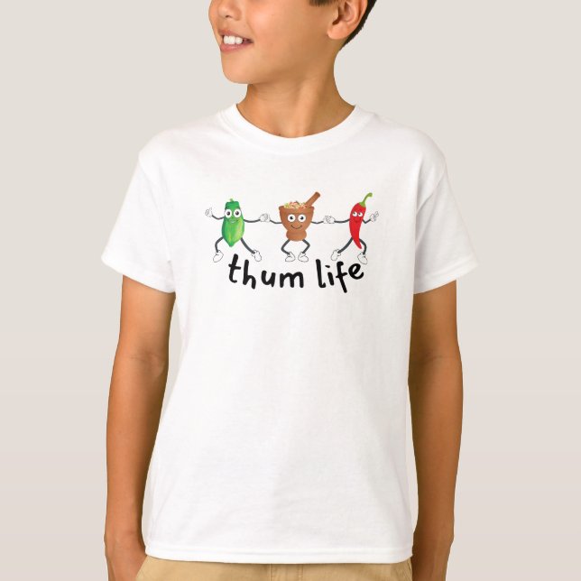 T-shirt Ventilateurs De Salade De Papaya (Thum Life) (Devant)