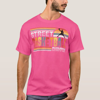 T-shirt Ventilateurs du joueur de basket-ball Champion Vin