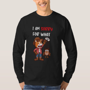 T-shirt Ventiloque drôle idiot Désolé pour ce que mon Poup