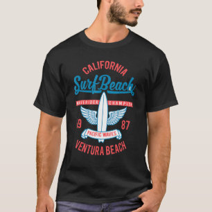 T-shirt Ventura Beach Californie Surf Pacifique Vagues été