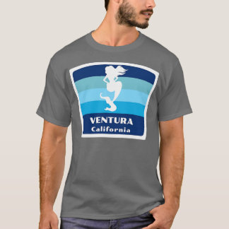T-shirt Ventura California CA Plage Mermaid Silho