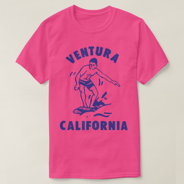 T-shirt Ventura California Surf (Design devant)