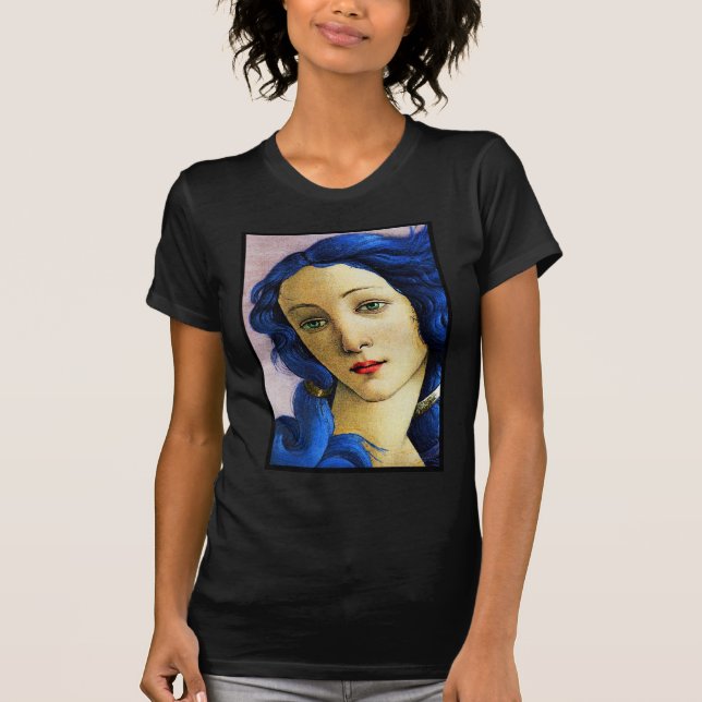 T-shirt Vénus dans le bleu (Devant)