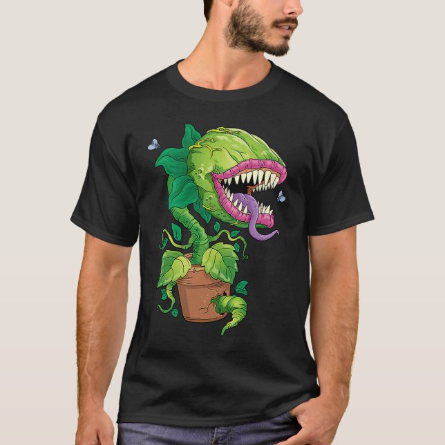T-shirt Vénus Flytrap Monster Carnivore Plante Carnivore (Devant)