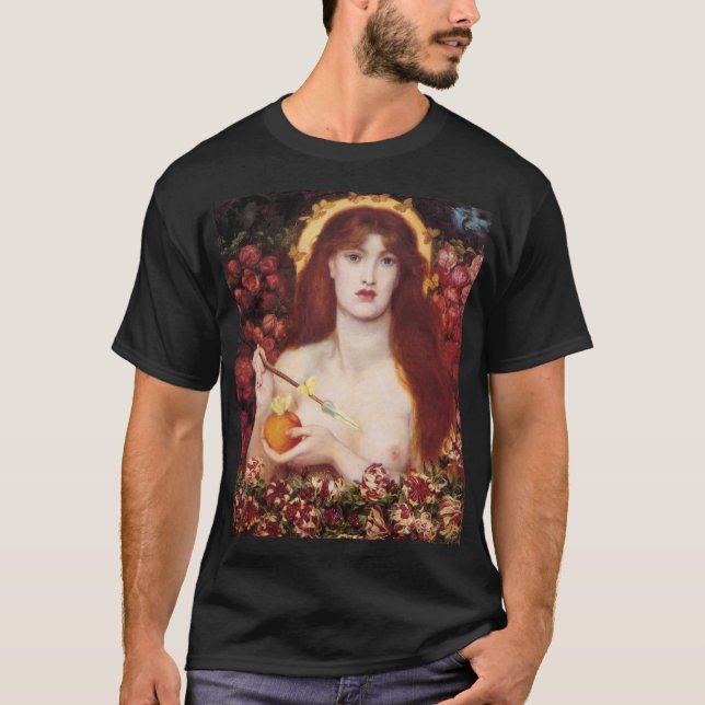 T-shirt Vénus Verticordia (par Dante Gabriel Rossetti) (Devant)