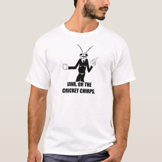 T-shirt Ver de gazouillements de cricket de MIB Java