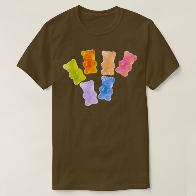 T-shirt Ver de la gomme à l'ours (Design devant)