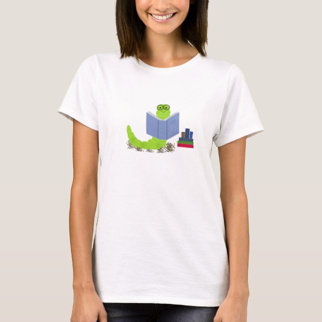 T-shirt Ver de livre (Devant)