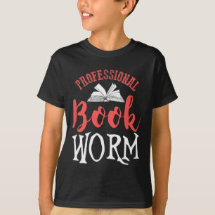 T-shirt Ver de livre professionnel