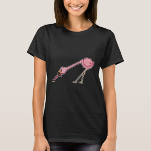 T-shirt ver Flamant rose