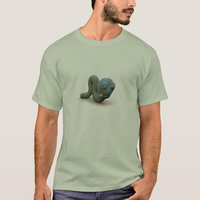 T-shirt ver lapidé par 3d (Devant)