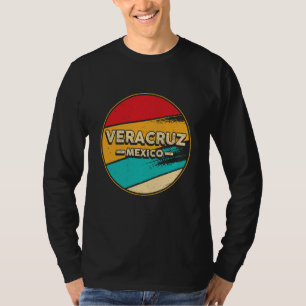 T-shirt Veracruz Mexique Fier Mexicain Rétro Vintage Verac