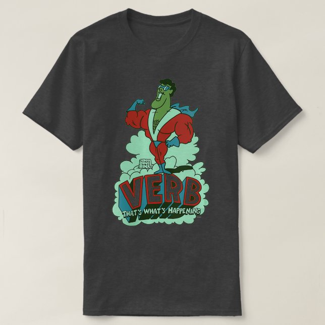 T-shirt Verbe rock Schoolhouse VNeck (Design devant)