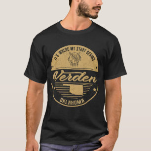 T-shirt Verden Oklahoma C'est là que commence mon histoire