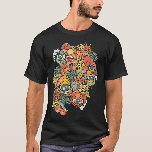 T-shirt verge d'or (Devant)