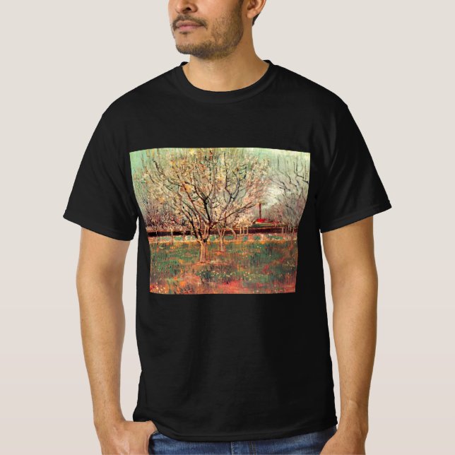 T-shirt Verger en fleurs, Pruniers de Vincent van Gogh (Devant)
