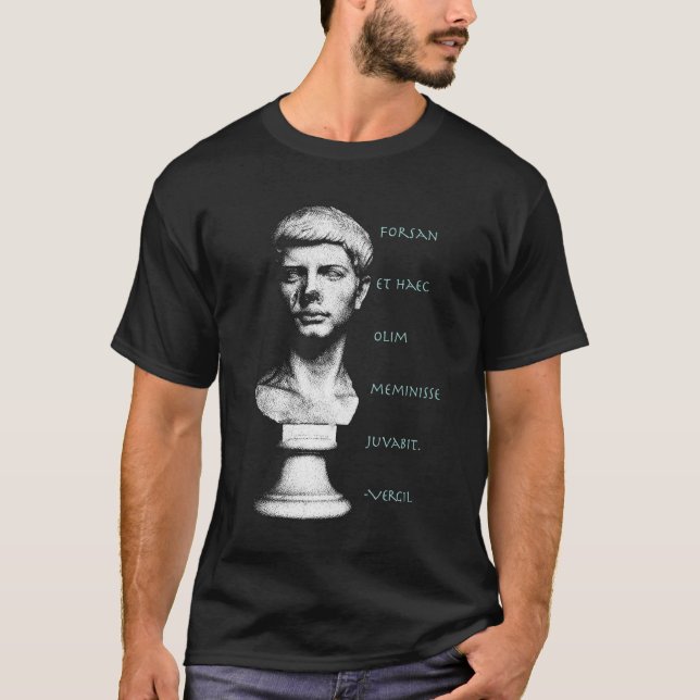 T-shirt Vergil-Forsan sur le noir (Devant)