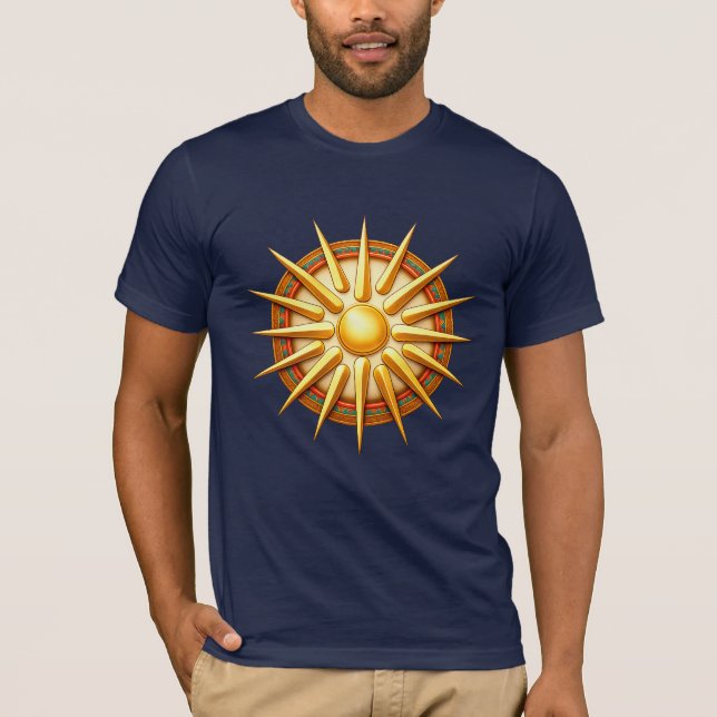 T-shirt Vergina Sun Emblem – Ancient Macedonian Symbol (Devant)