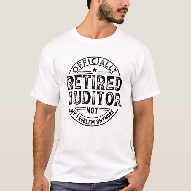T-shirt Vérificateur à la retraite (Devant)