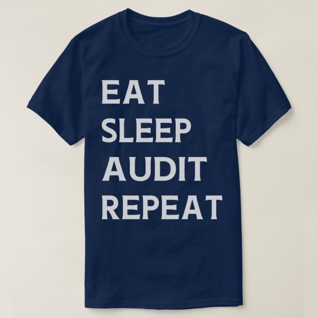 T-shirt Vérification du sommeil de l'alimentation Vérifica (Design devant)