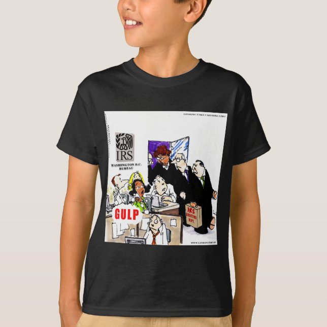 T-shirt Vérifications fiscales IRS drôle (Devant)