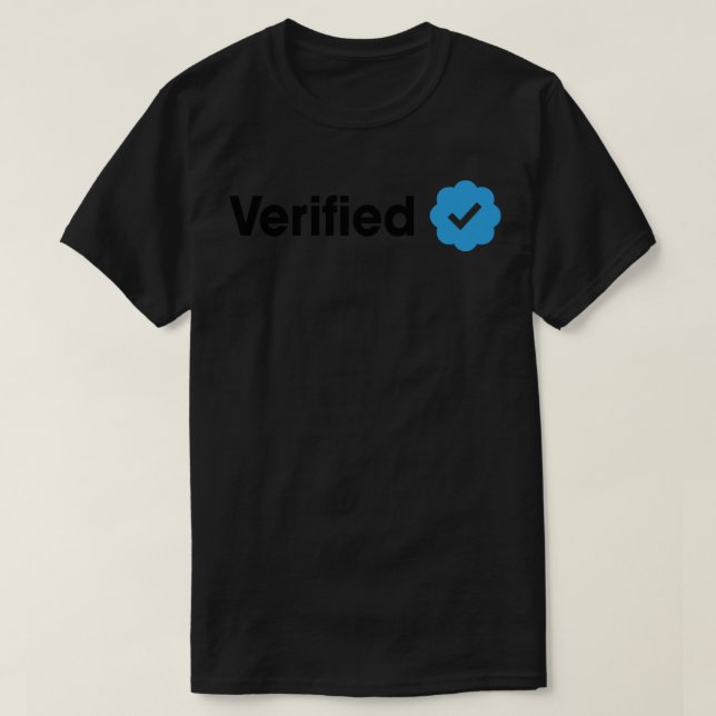 T-shirt Vérifié (Design devant)