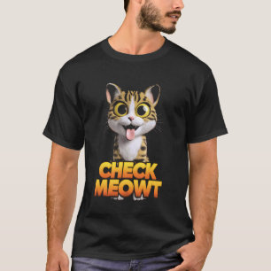 T-shirt Vérifie Moi Drôle De Chat Mignon Amoureux Des Chat