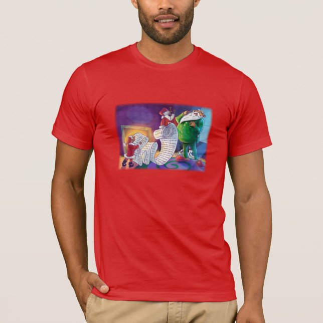 T-shirt Vérifier deux fois Père Noël (Devant)