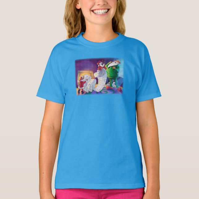 T-shirt Vérifier deux fois Père Noël (Devant)