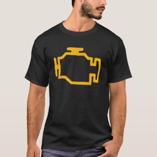 T-shirt Vérifier la lumière du moteur T