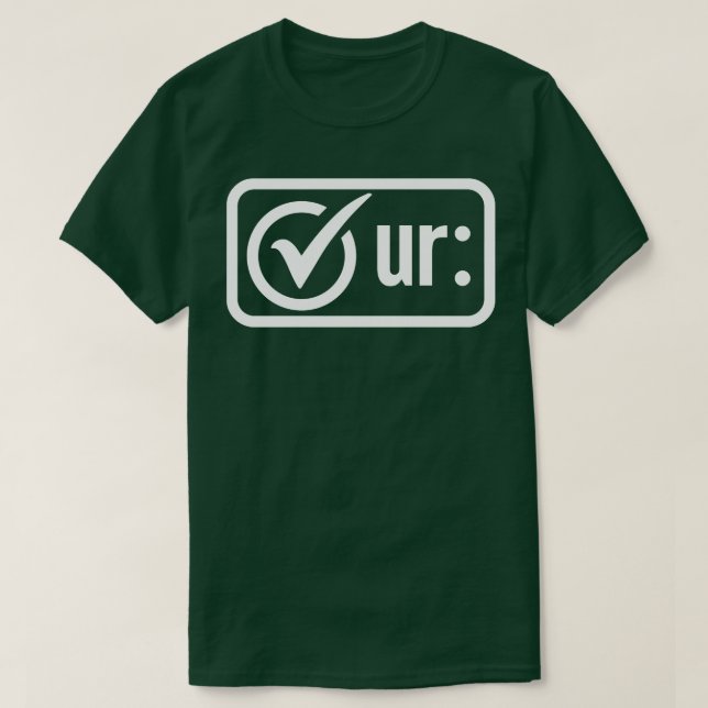 T-shirt Vérifier le colon UR 7 (Design devant)