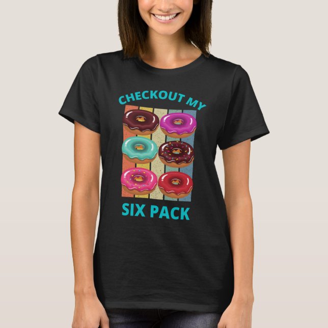 T-SHIRT VÉRIFIEZ MES SIX DONUTS PACK (Devant)