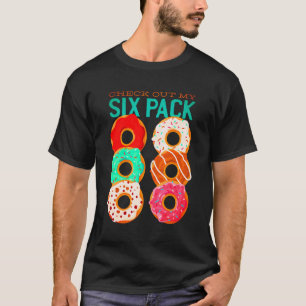 T-shirt Vérifiez Mon Six Pack - Donuts Drôles Entraînement