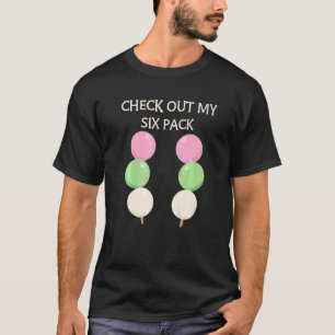T-shirt Vérifiez Sixpack Mochi Nourriture Japonaise Gym Si