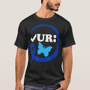 T-shirt Vérifiez votre Colon Funny Colon Cancer Awareness