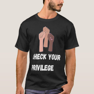 T-shirt Vérifiez votre privilège féministe