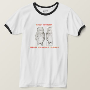 T-shirt Vérifiez-vous chemise