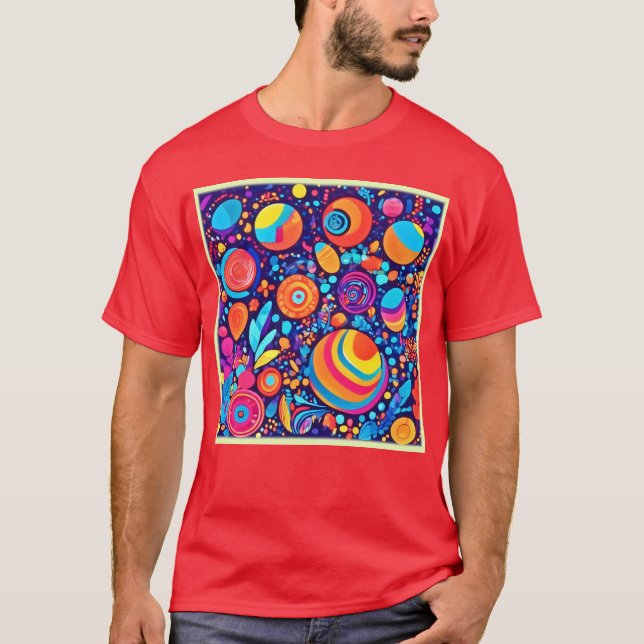 T-shirt Véritable bulle Abstraite (Devant)