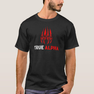 T-shirt Véritable claw des loups Alpha pour la pleine lune