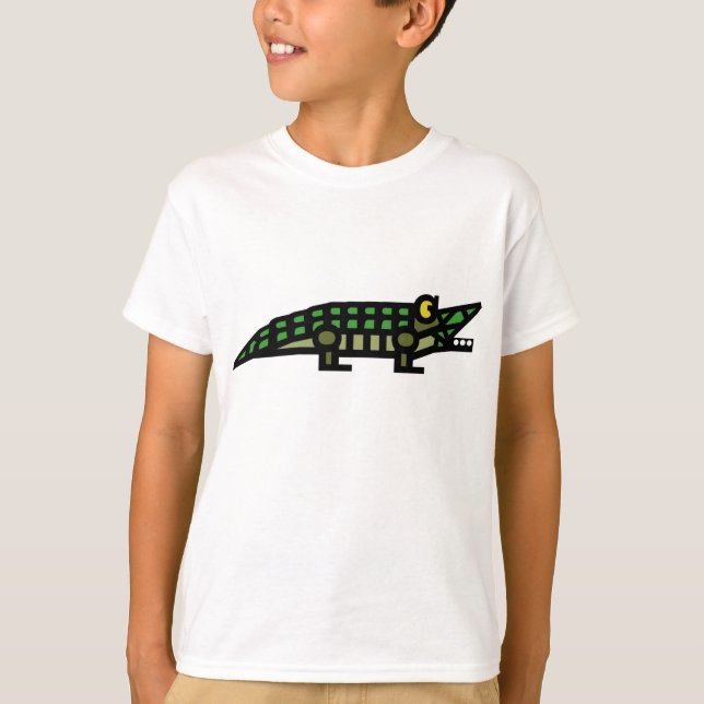 T-shirt "véritable" d'alligator (Devant)