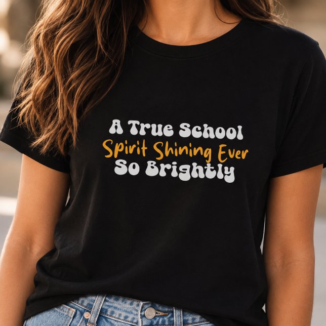 T-shirt Véritable esprit scolaire rayonnant (Créateur téléchargé)