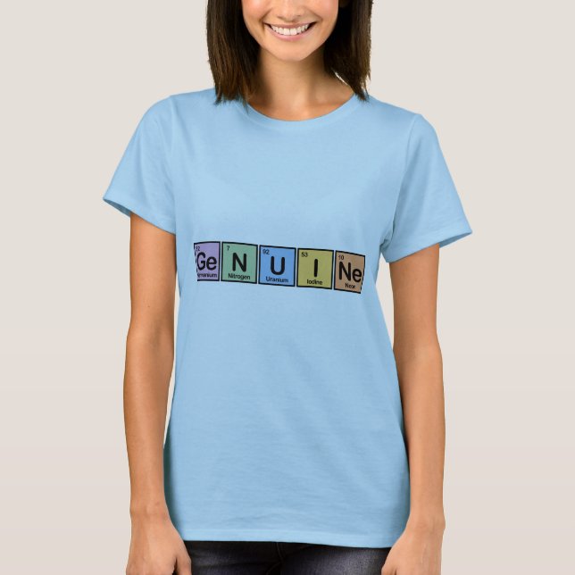 T-shirt Véritable fait d'éléments (Devant)