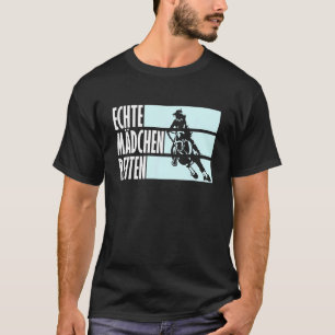 T-shirt Véritable Fille équitation Vêtements Cheval équita