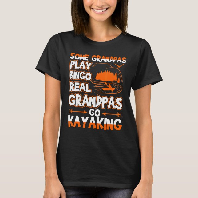 T-shirt Véritable grand-pas aller Kayak (Devant)