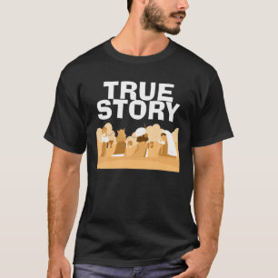 T-shirt Véritable histoire Nativité Christian Noël Chri