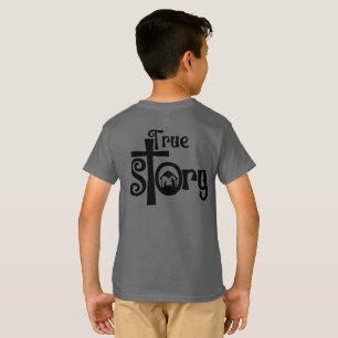 T-shirt Véritable histoire Nativité Noël Garçon fille de N