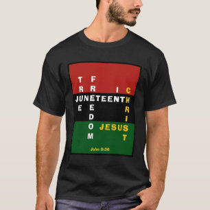 T-shirt VÉRITABLE LIBERTÉ DANS LE CHRIST Christian Junette